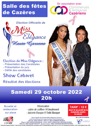 Election Miss Elegance Haute-Garonne